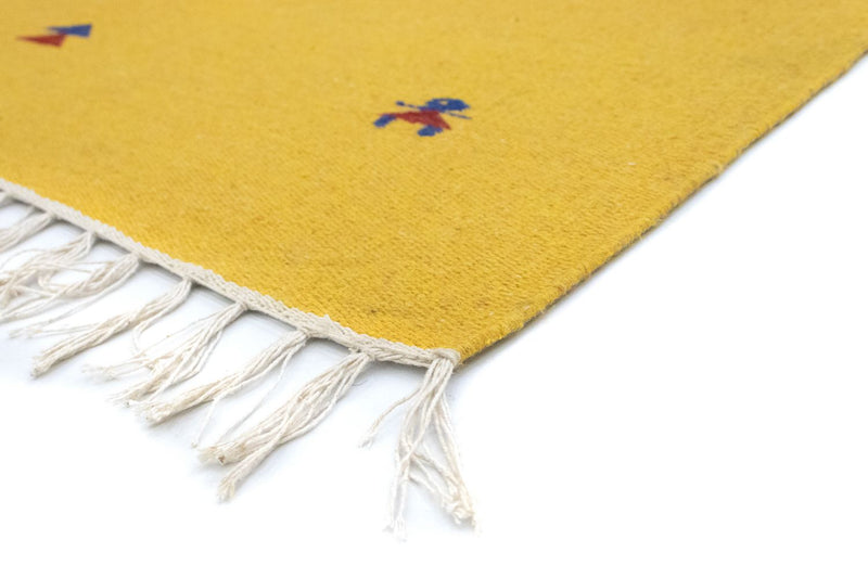 Kelim Rug - Trendy - 180 x 120 cm - yellow