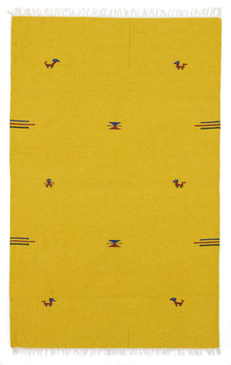 Kelim Rug - Trendy - 180 x 120 cm - yellow