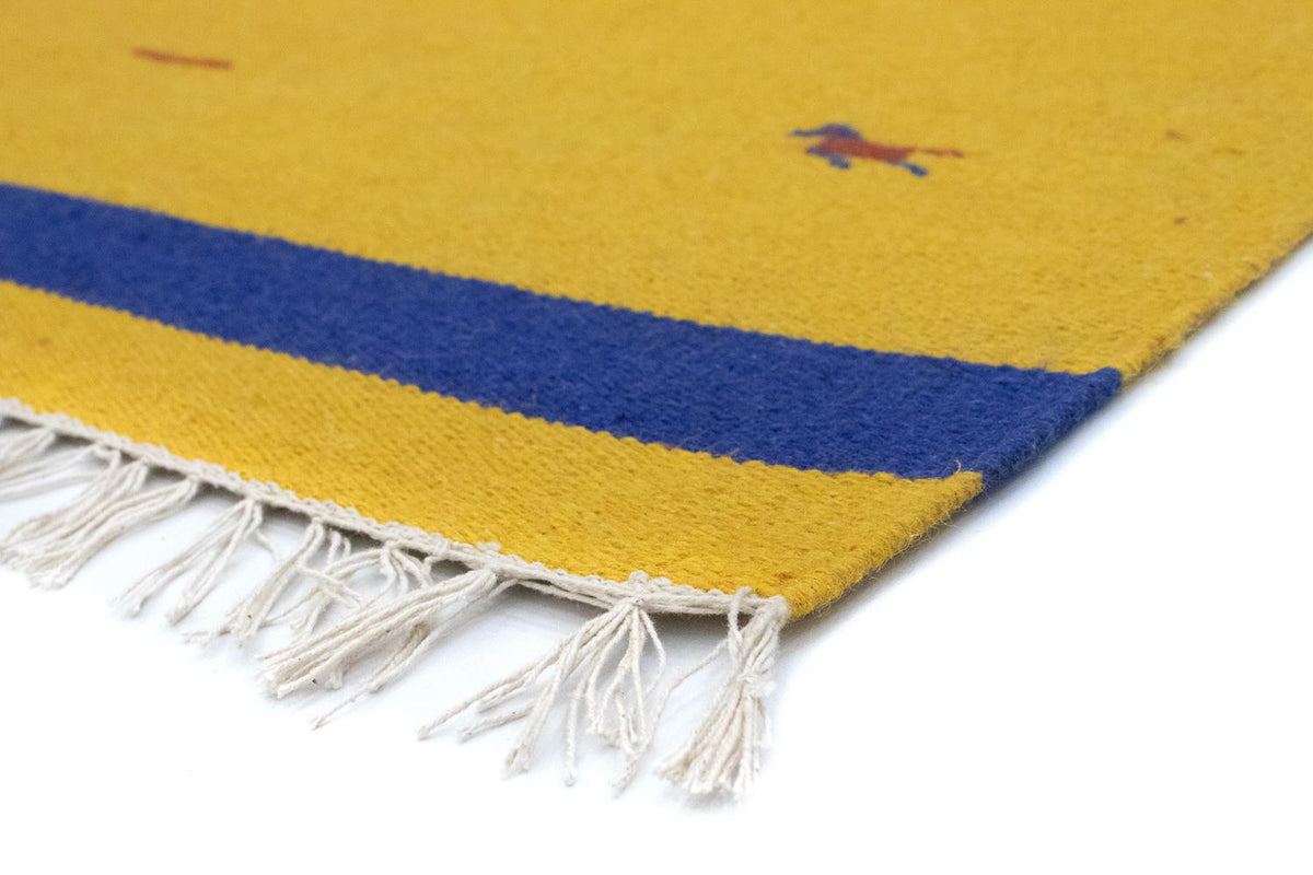 Kelim Rug - Trendy - 180 x 120 cm - yellow