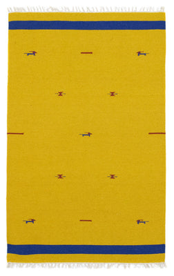Kelim Rug - Trendy - 180 x 120 cm - yellow