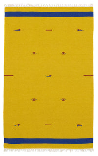 Kelim Rug - Trendy - 180 x 120 cm - yellow