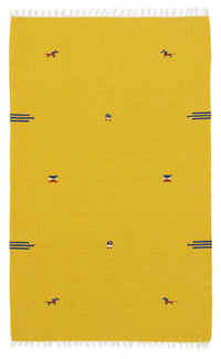 Kelim Rug - Trendy - 180 x 120 cm - yellow