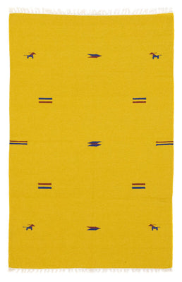 Kelim Rug - Trendy - 180 x 120 cm - yellow