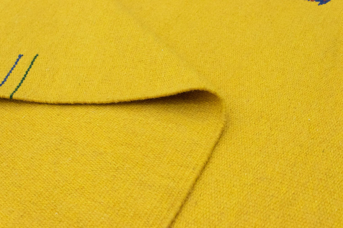 Kelim Rug - Trendy - 180 x 120 cm - yellow