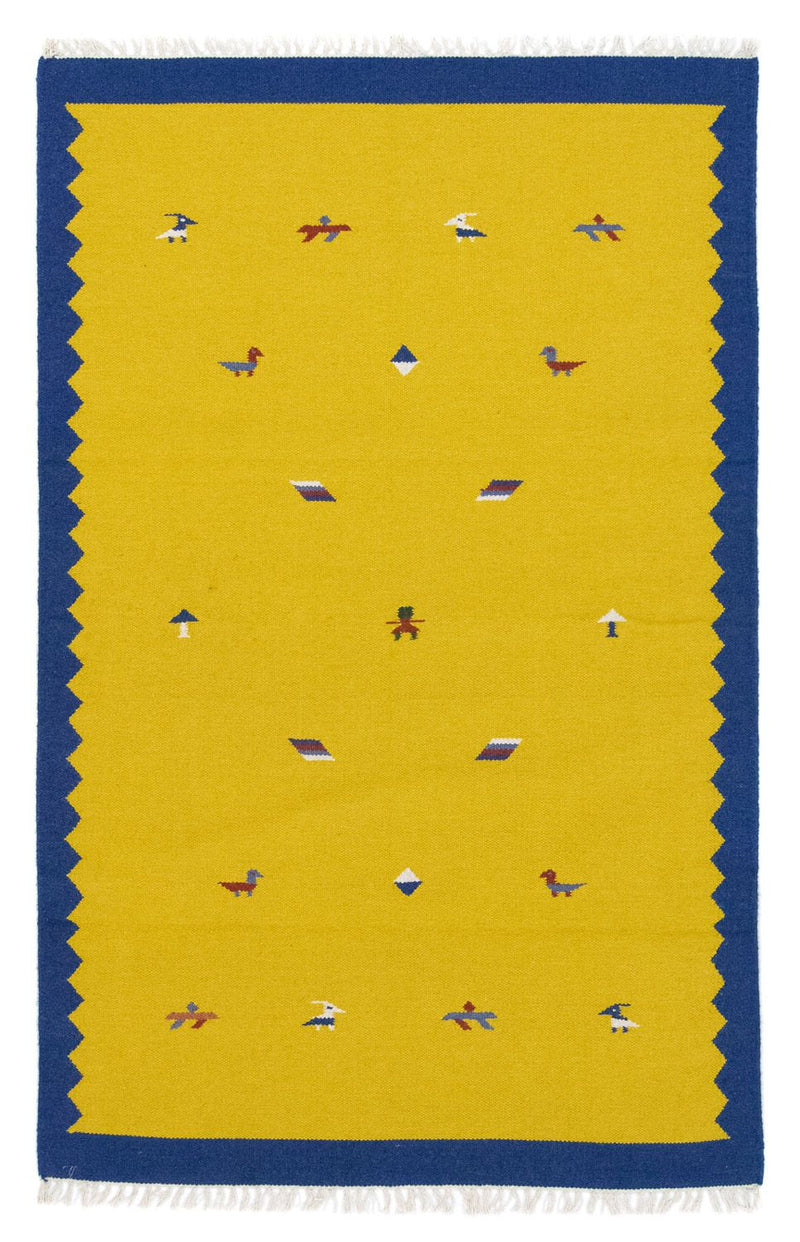 Kelim Rug - Trendy - 180 x 120 cm - yellow