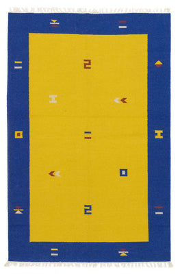 Kelim Rug - Trendy - 180 x 120 cm - yellow