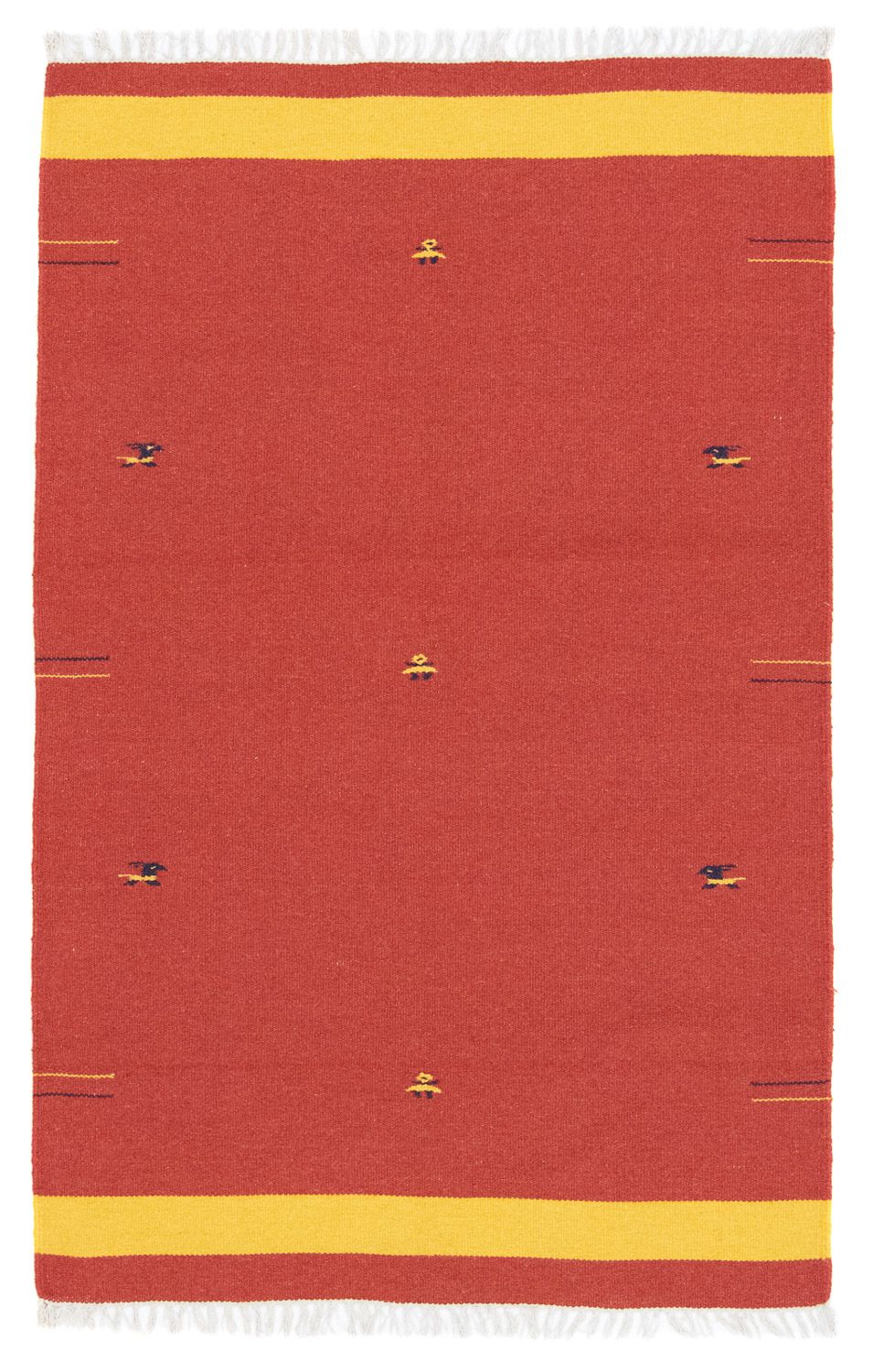 Kelim Rug - Trendy - 180 x 120 cm - red