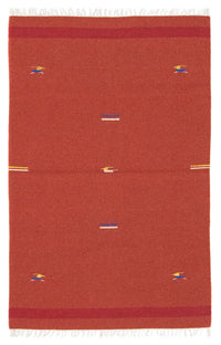 Kelim Rug - Trendy - 180 x 120 cm - red
