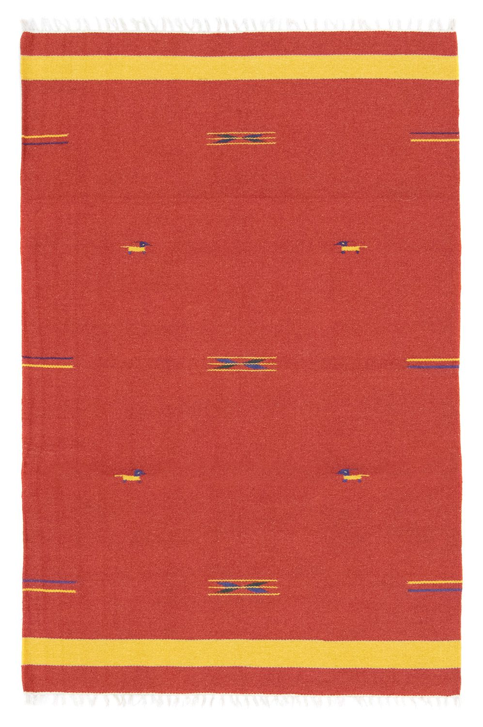 Kelim Rug - Trendy - 180 x 120 cm - red