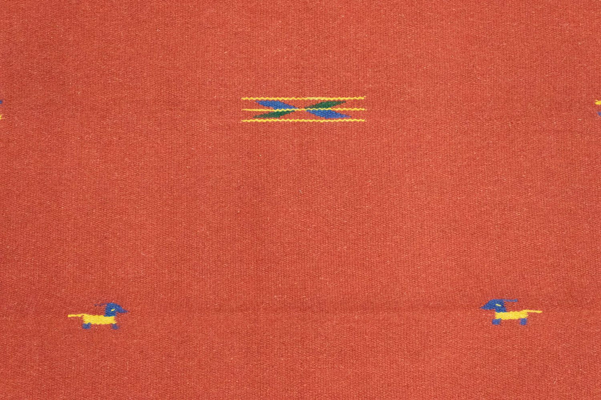 Kelim Rug - Trendy - 180 x 120 cm - red