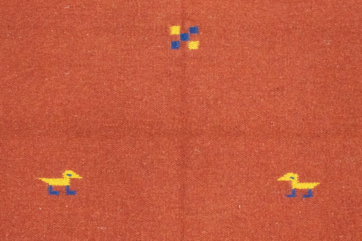 Kelim Rug - Trendy - 180 x 120 cm - red