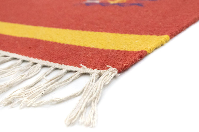 Kelim Rug - Trendy - 180 x 120 cm - red