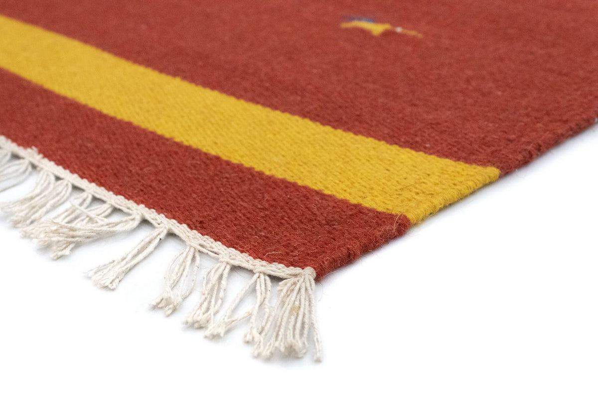 Kelim Rug - Trendy - 180 x 120 cm - red