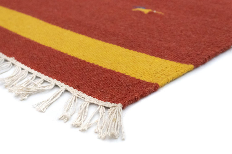 Kelim Rug - Trendy - 180 x 120 cm - red