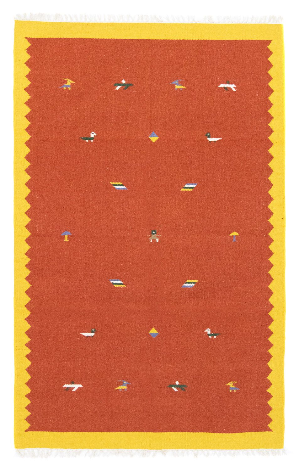 Kelim Rug - Trendy - 180 x 120 cm - orange
