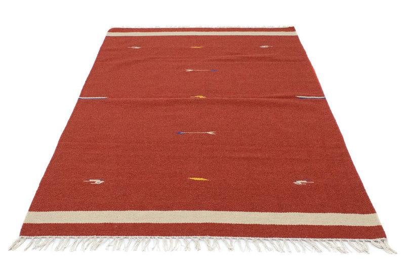 Kelim Rug - Trendy - 180 x 120 cm - red