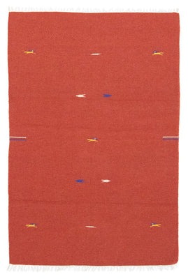 Kelim Rug - Trendy - 180 x 120 cm - red
