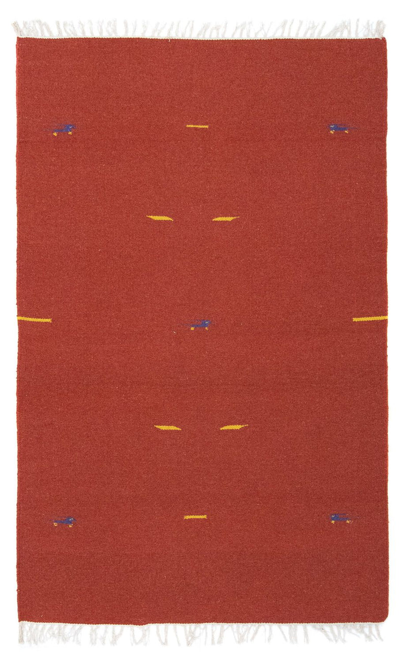 Kelim Rug - Trendy - 180 x 120 cm - red
