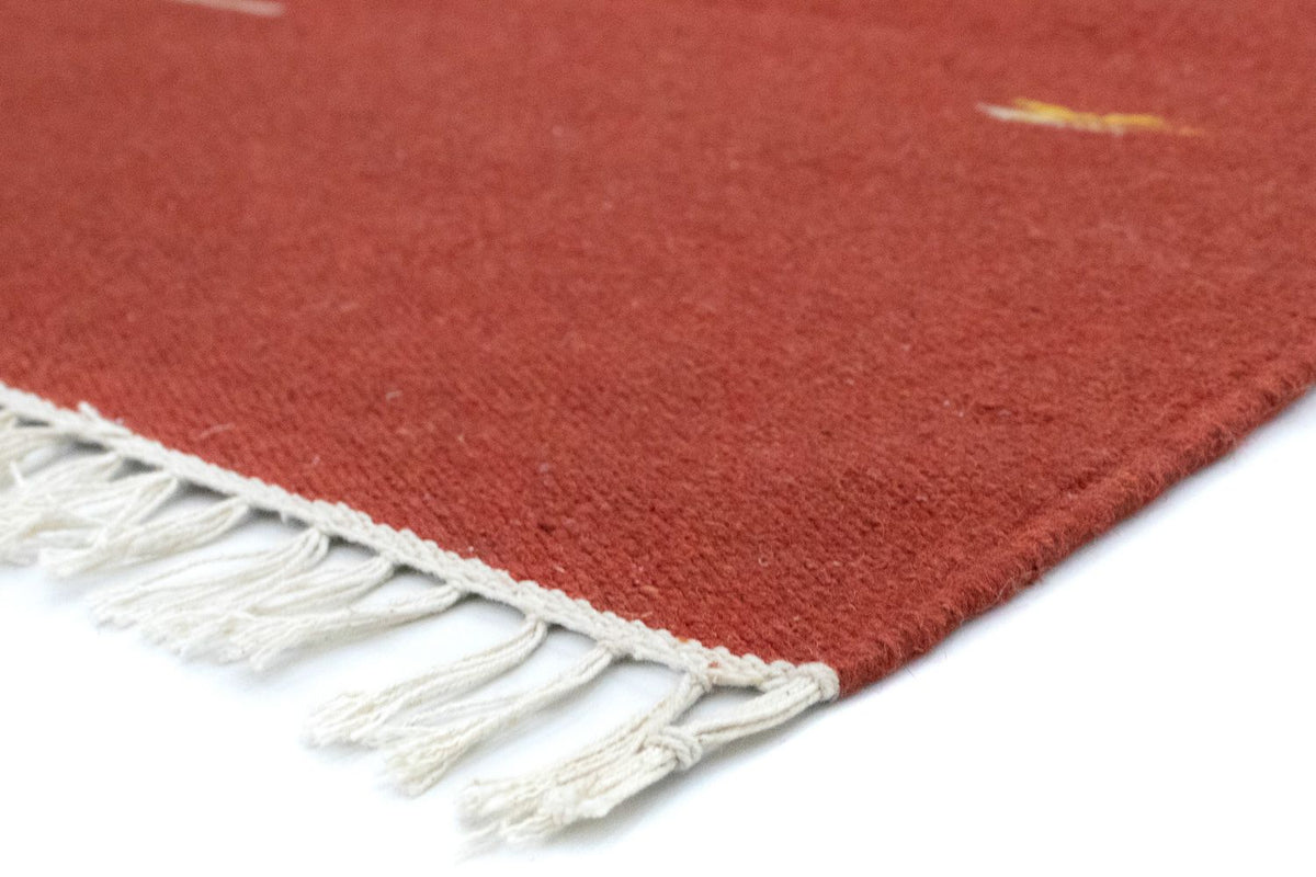 Kelim Rug - Trendy - 180 x 120 cm - red