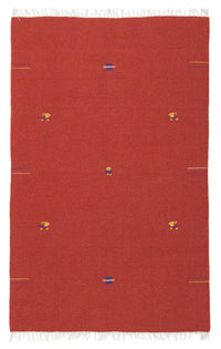 Kelim Rug - Trendy - 180 x 120 cm - red