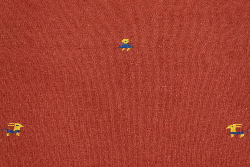 Kelim Rug - Trendy - 180 x 120 cm - red