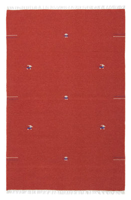 Kelim Rug - Trendy - 180 x 120 cm - red