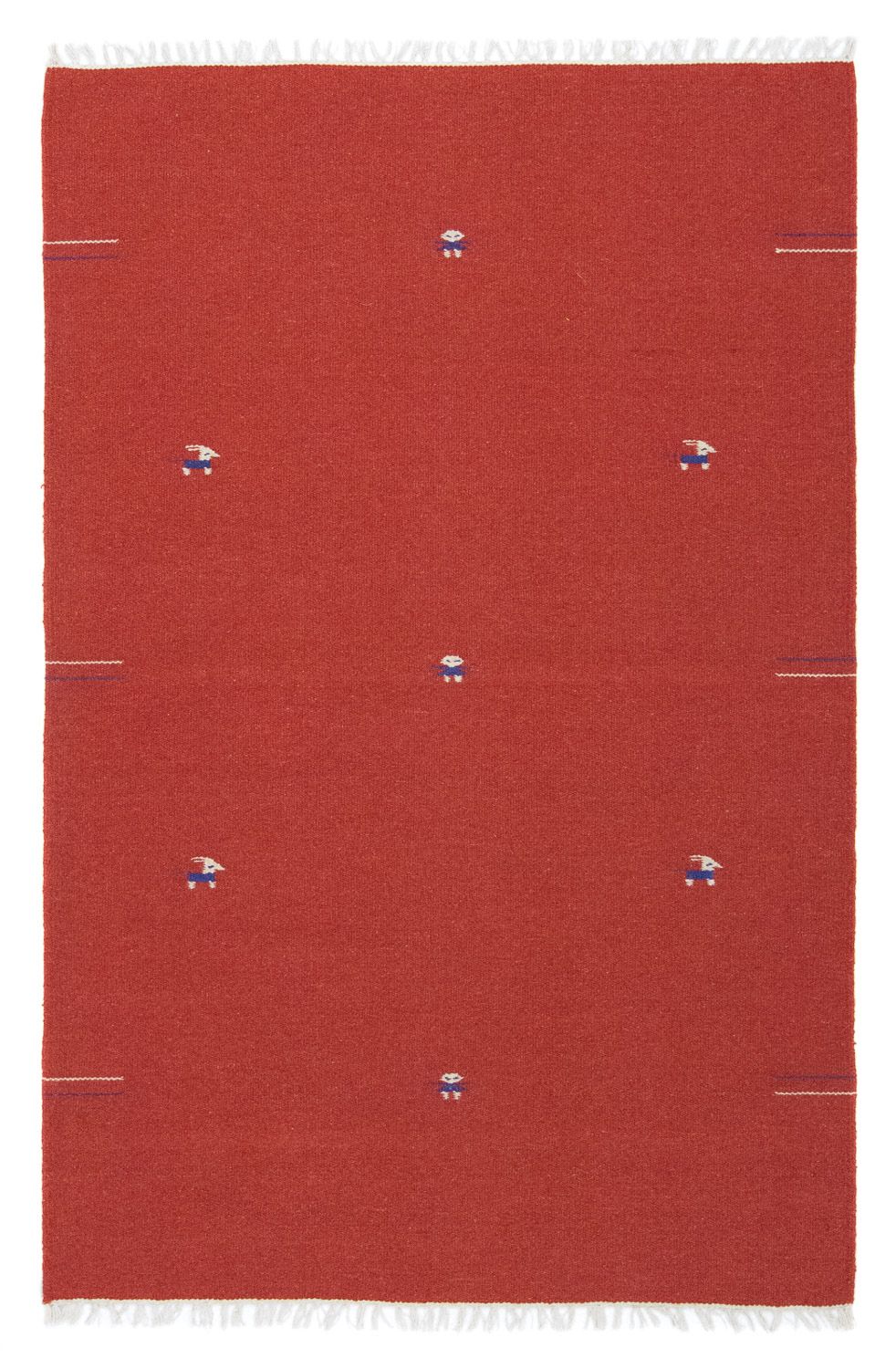Kelim Rug - Trendy - 180 x 120 cm - red