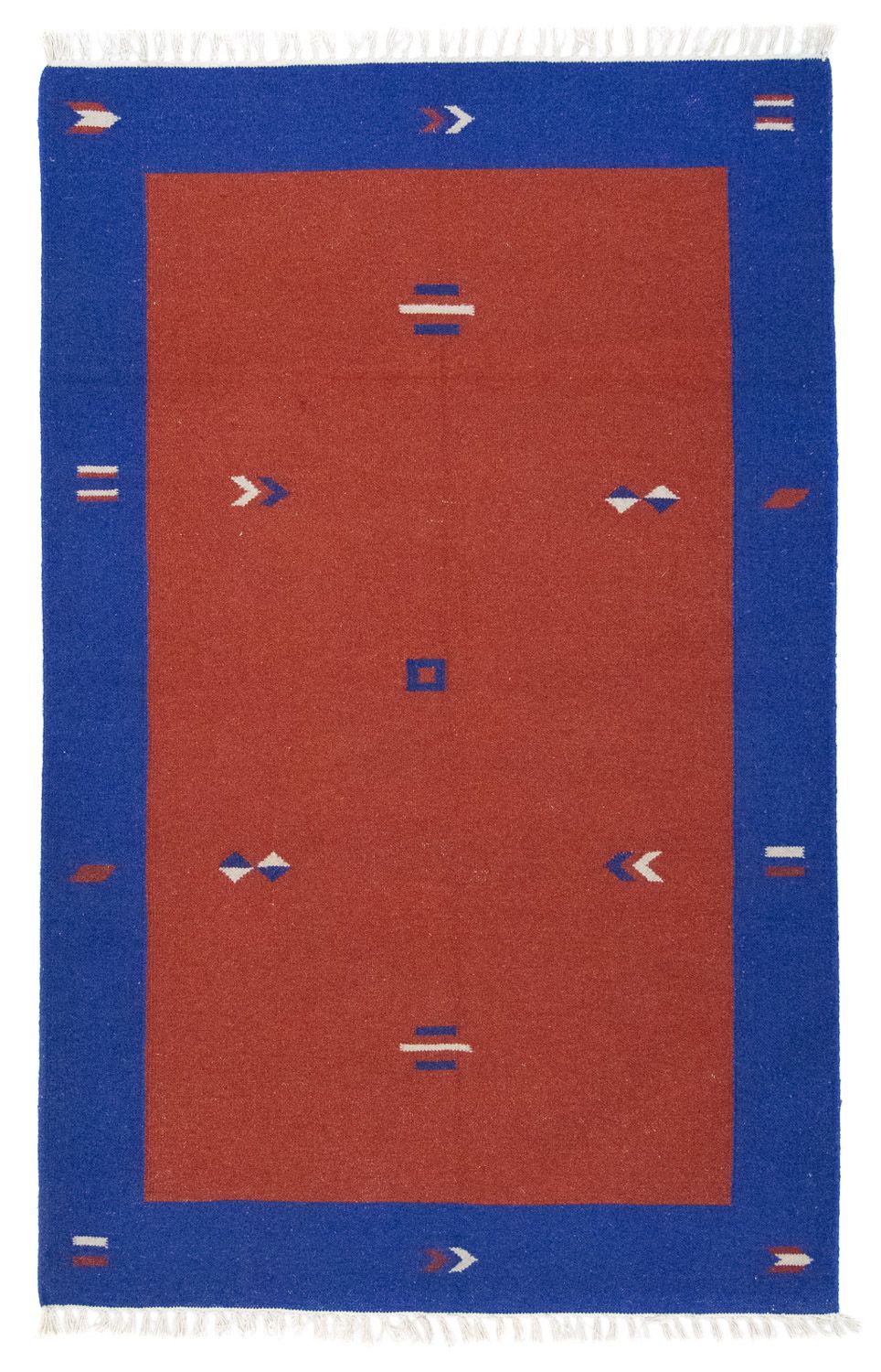 Kelim Rug - Trendy - 180 x 120 cm - red