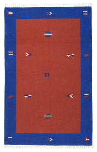 Kelim Rug - Trendy - 180 x 120 cm - red