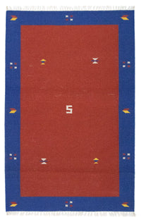 Kelim Rug - Trendy - 180 x 120 cm - red
