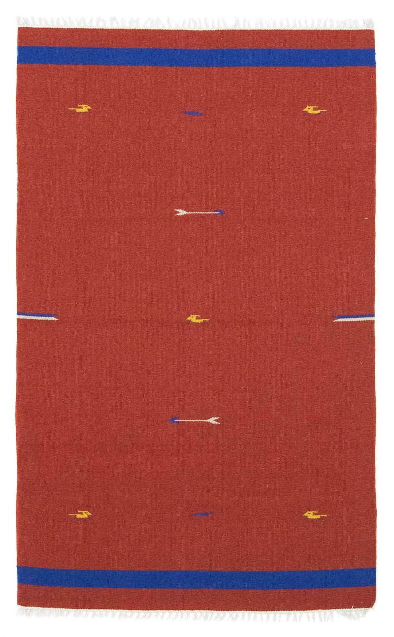 Kelim Rug - Trendy - 180 x 120 cm - red