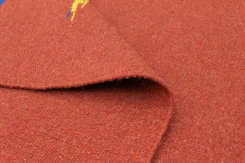 Kelim Rug - Trendy - 180 x 120 cm - red