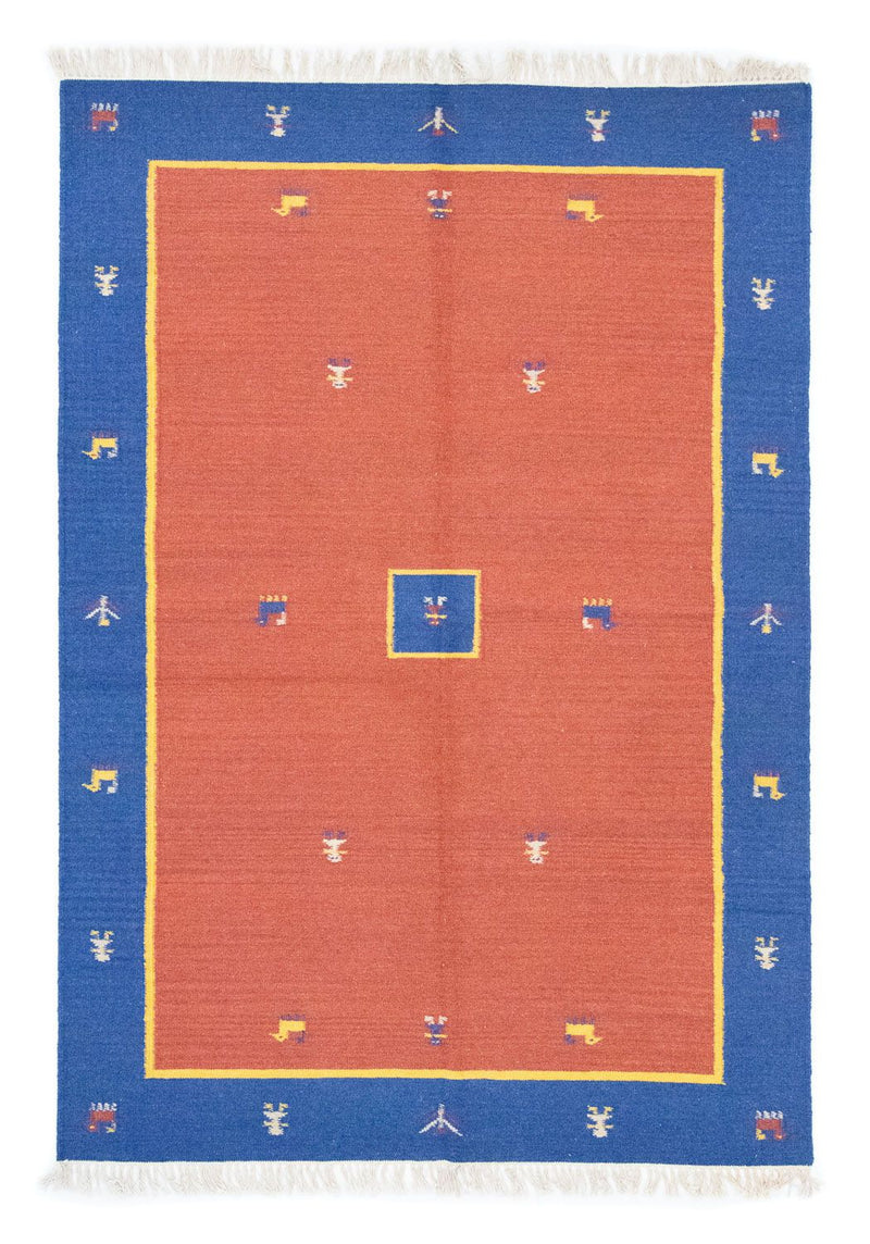 Kelim Rug - Trendy - 200 x 140 cm - orange