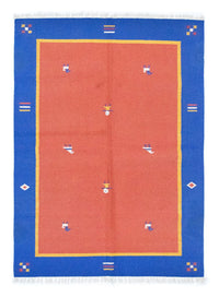 Kelim Rug - Trendy - 200 x 140 cm - orange