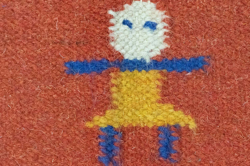 Kelim Rug - Trendy - 200 x 140 cm - orange