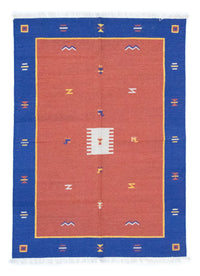 Kelim Rug - Trendy - 200 x 140 cm - red