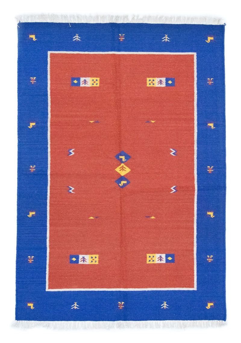 Kelim Rug - Trendy - 200 x 140 cm - red