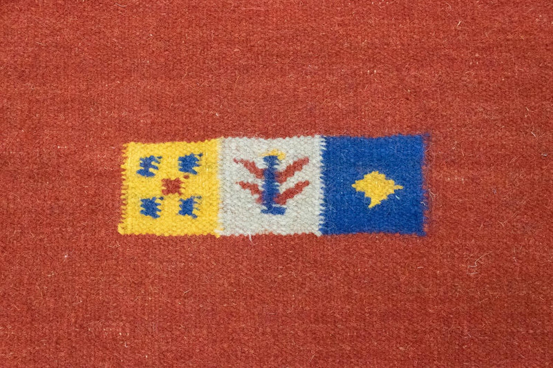 Kelim Rug - Trendy - 200 x 140 cm - red