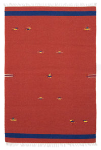 Kelim Rug - Trendy - 180 x 120 cm - red