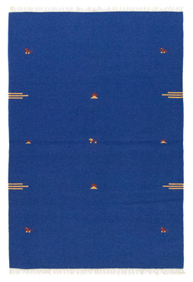 Kelim Rug - Trendy - 180 x 120 cm - blue