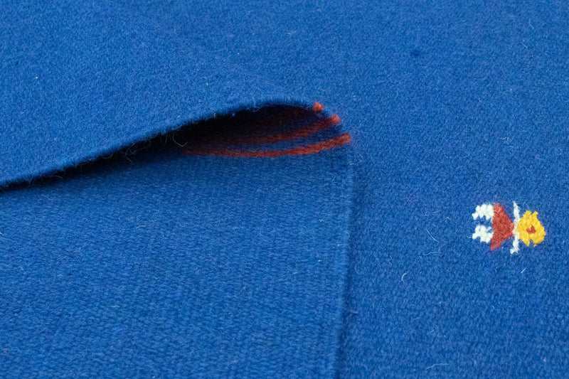 Kelim Rug - Trendy - 180 x 120 cm - blue