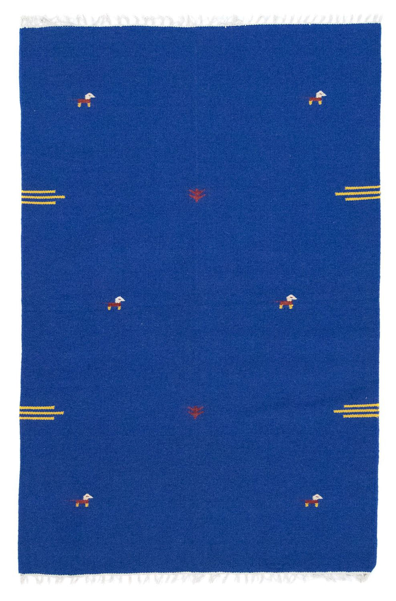 Kelim Rug - Trendy - 180 x 120 cm - blue