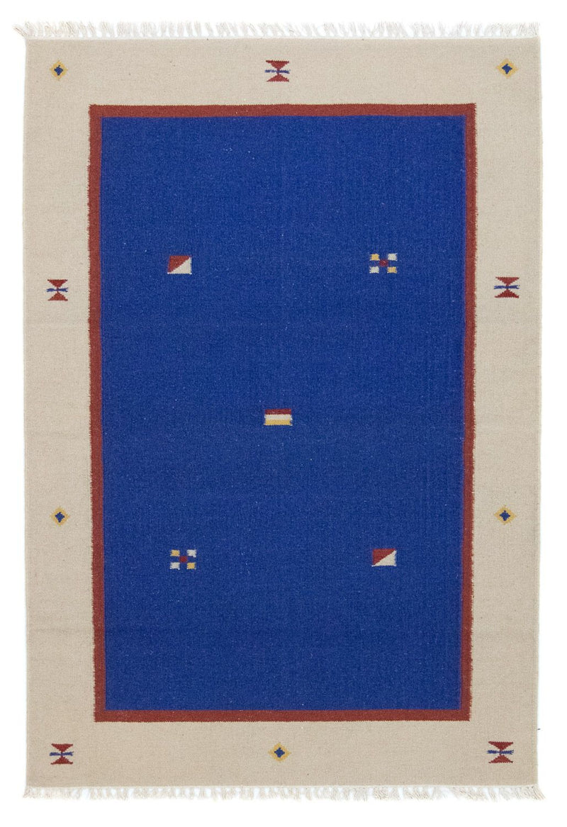 Kelim Rug - Trendy - 180 x 120 cm - blue