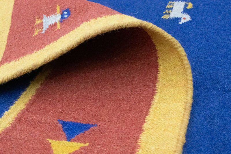 Kelim Rug - Trendy - 200 x 140 cm - blue