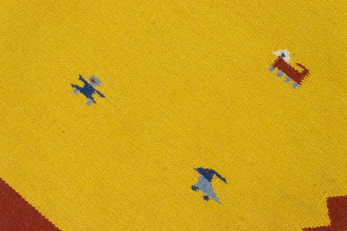 Kelim Rug - Trendy - 180 x 120 cm - yellow