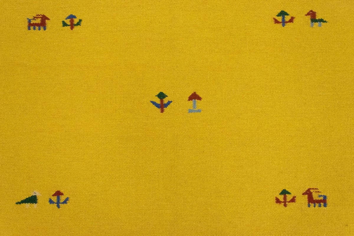 Kelim Rug - Trendy - 180 x 120 cm - yellow