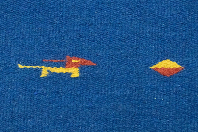 Kelim Rug - Trendy - 200 x 140 cm - blue