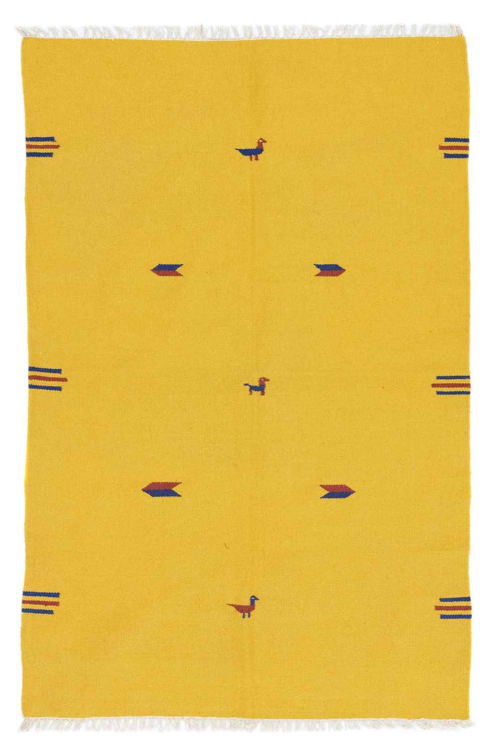 Kelim Rug - Trendy - 200 x 140 cm - yellow