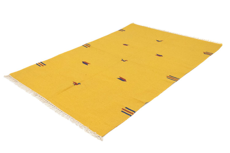 Kelim Rug - Trendy - 200 x 140 cm - yellow