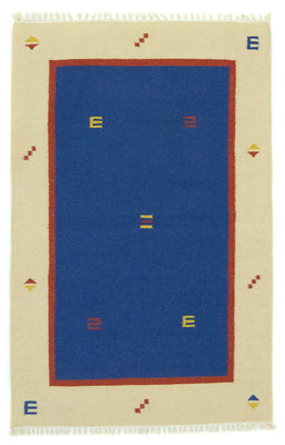 Kelim Rug - Trendy - 180 x 120 cm - blue